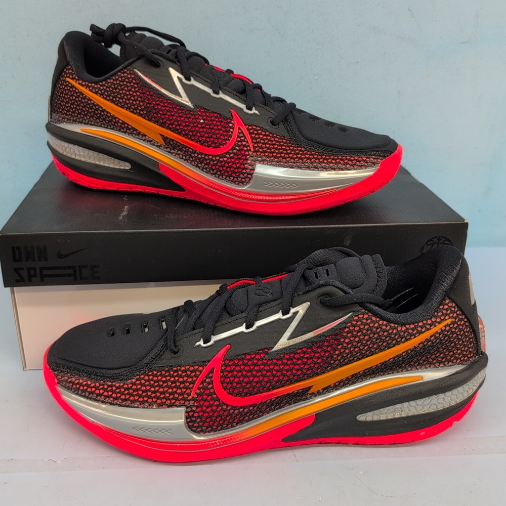 Reps- Nike Men’s Sneakers - Black, Red & Orange Accent